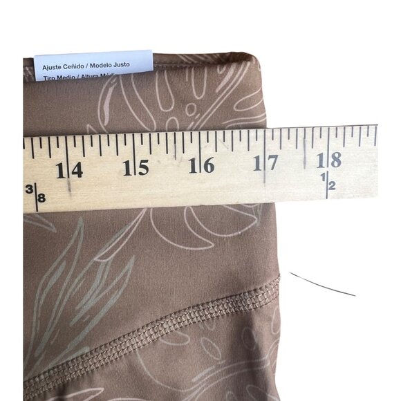 Nike One Luxe Dri-Fit 7/8 Length Mid Rise Leggings 1X Tight Fit Tropical Print - Picture 5 of 11